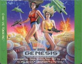 Cartridge artwork for Battle Mania on the Sega Nomad.